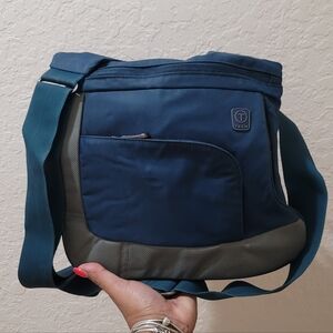 Tumi T-Tech Blue Messenger Crossbody Bag